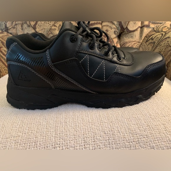 Ace Work Boot Piston Low AT Black Lace Up Waterproof Boots Men's 12 Wide - Picture 5 of 10